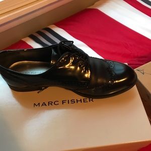 Black loafer shoe